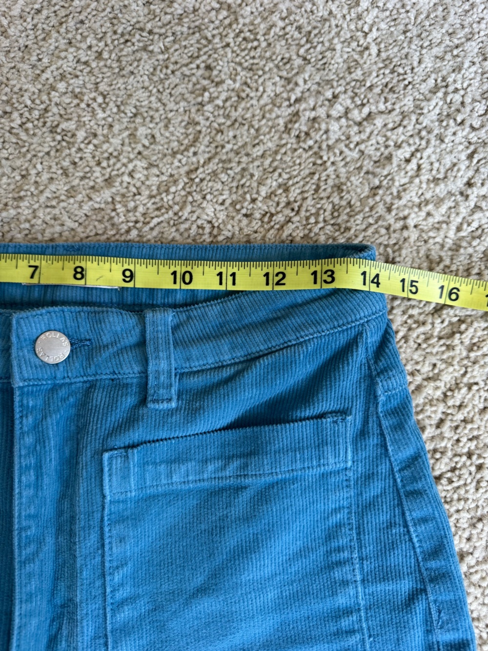 ROLLA'S Blue Flared Corduroy Jeans - Picture 2 of 6